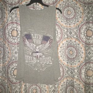 Grey Shirt with Key Hole